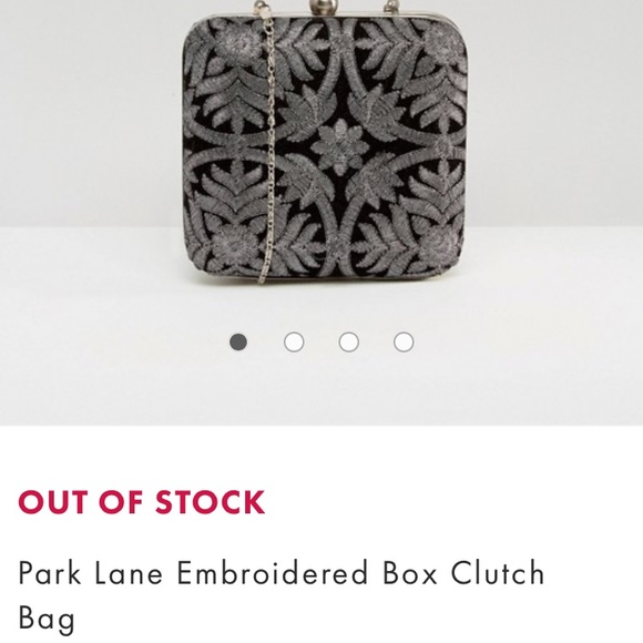 🌟HP🌟 ASOS Park Lane Hand-Embroidered Evening Bag - Picture 5 of 12